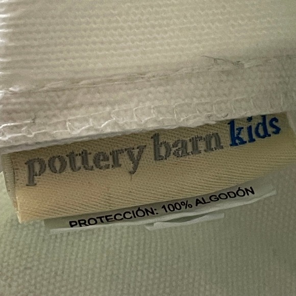 Pottery Barn Kids Tote Bag Kids Medium Green Octopus Fish Turtle Canvas Nautical - Picture 10 of 12